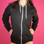 American Apparel Zip Up Hoodie